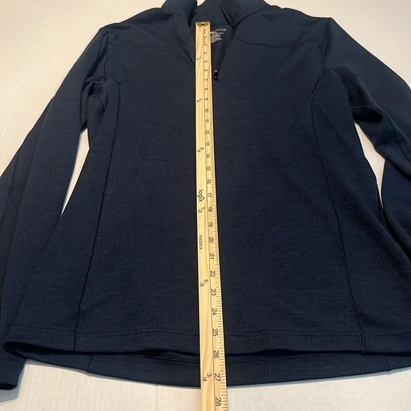Swiss Tech Men's Dark Navy 1/4 Zip Performance Long Sleeve Pullover Size S - Picture 3 of 10